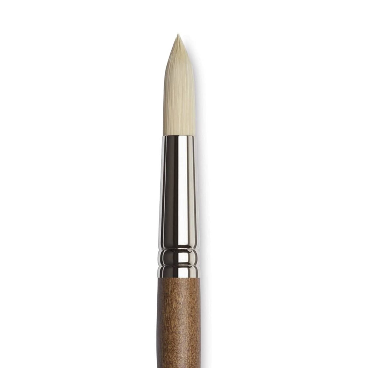 Winsor & Newton Artists' Oil Synthetic Hog Brush - Round, Size 16, Long Handle
